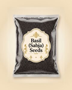 Basil Sabja Seeds – Nature's Cooling Superfood