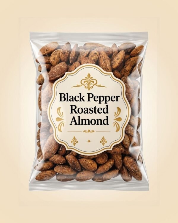Black Pepper Roasted Almonds – Bold & Crunchy Snack