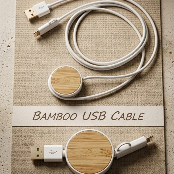 Royal Bamboo USB Cable – Eco Charging Companion