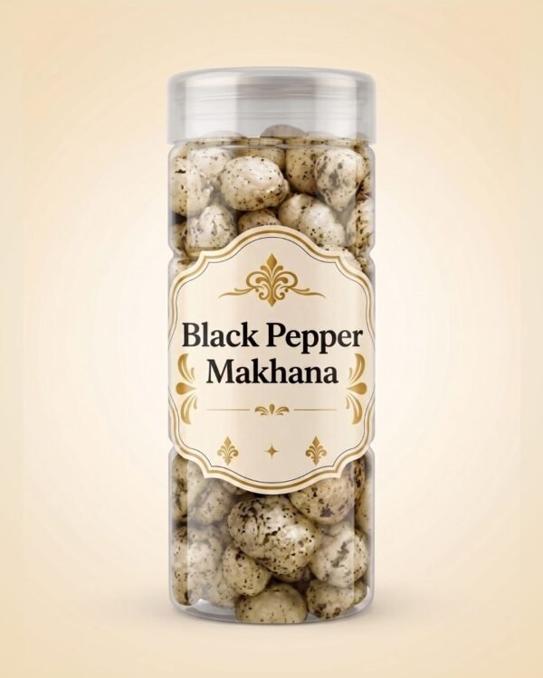 Royal Black Pepper Makhana – Jain Special Crunch