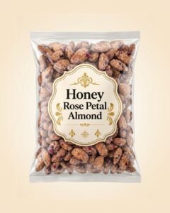 Royal Honey Rose Almonds – Floral Sweet Delight