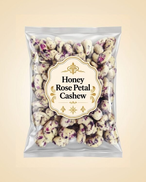 Honey Rose Cashews – Floral Sweet Delight