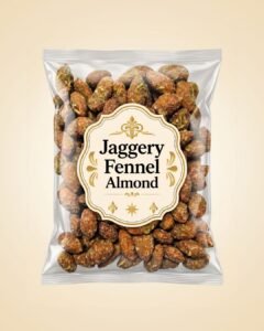 Royal Jaggery Fennel Almonds – Traditional Sweet Delight