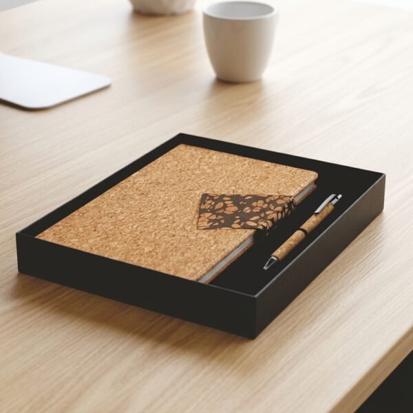 Royal All-Cork Duo – Notebook & Pen Gift Set – JE-EFP011-IS
