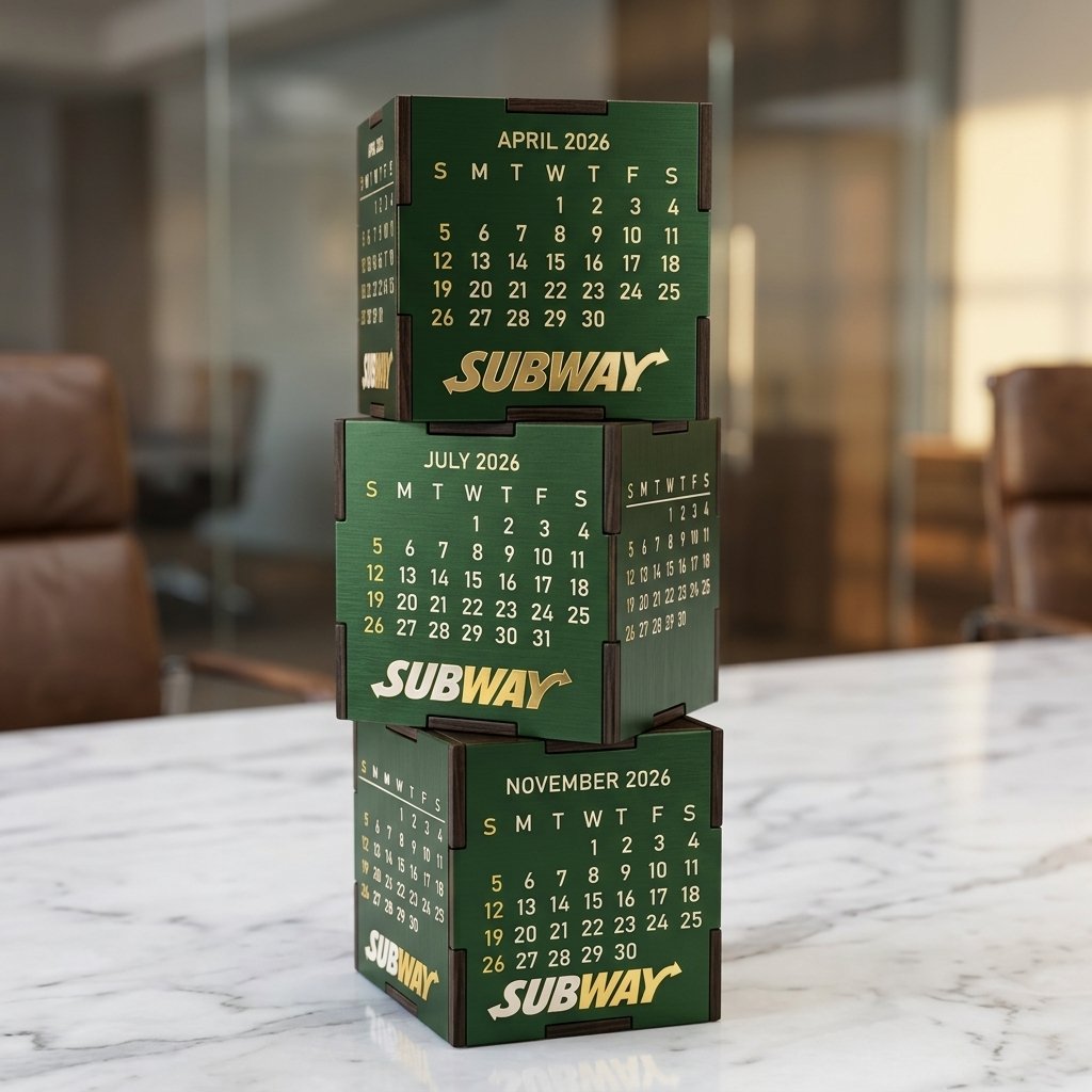 Royal Cube Calendar – Custom Branding Edition