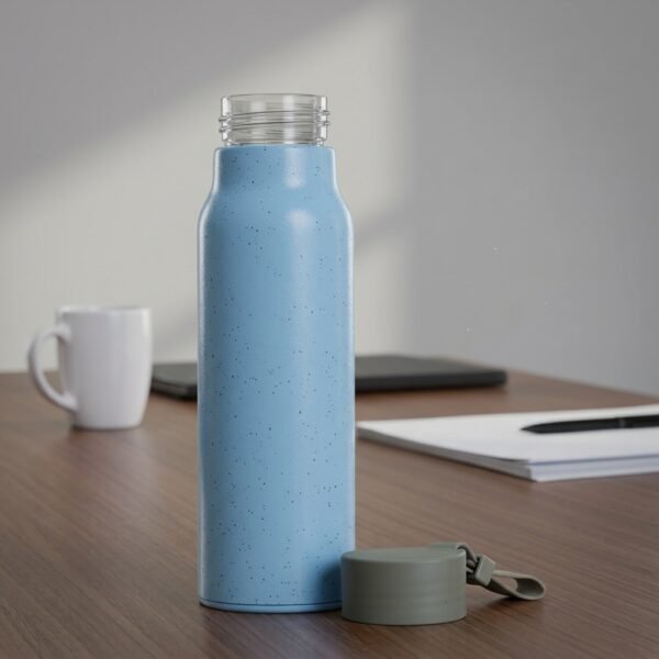 Royal Sky Blue Straw Bottle – Eco Carry Companion