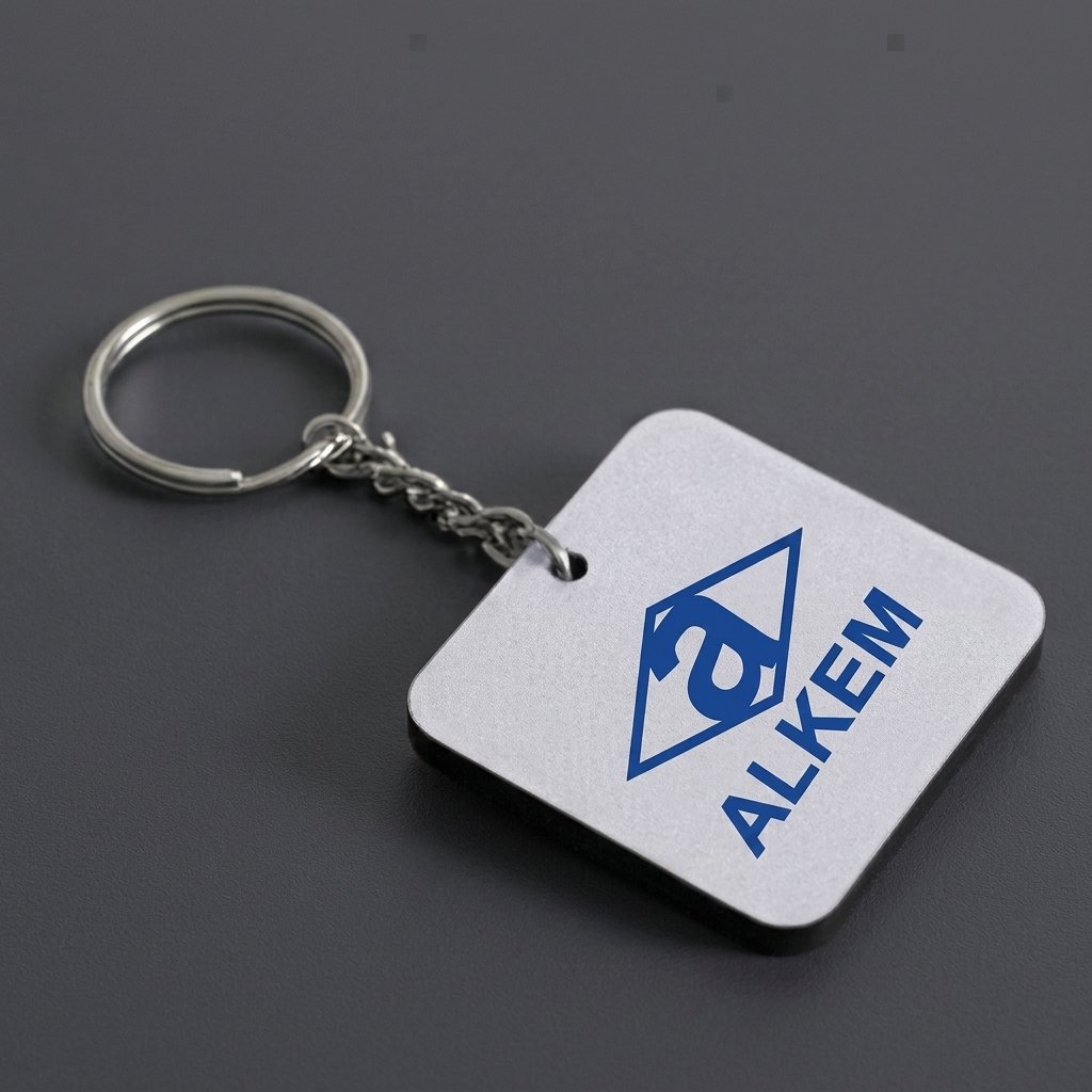 Chic Square Keychain – Promotional Branding Series