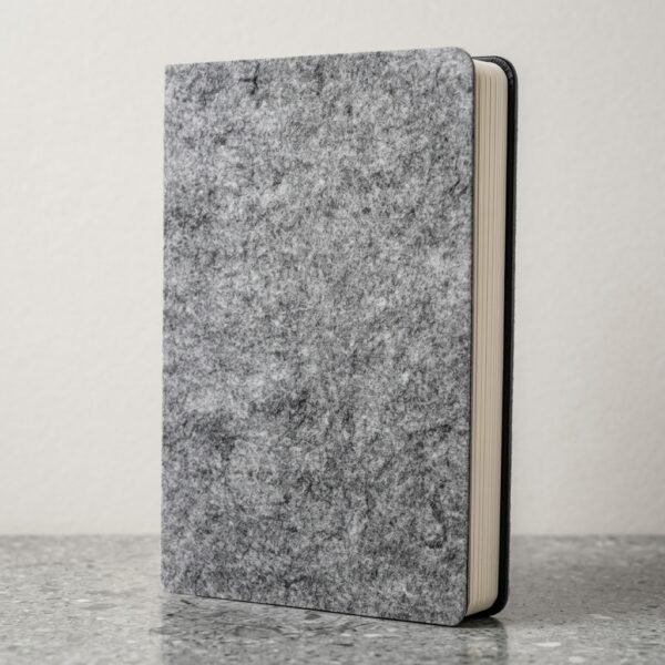 Stone Weave Diary – Soft Felt Cover Notebook