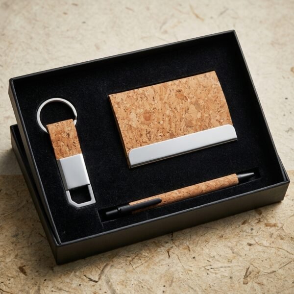 Royal Cork Executive Trio – Card Holder, Pen & Keychain