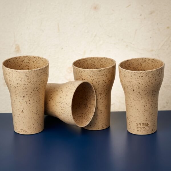 Royal Straw Tumbler Set – Stackable Eco Cups