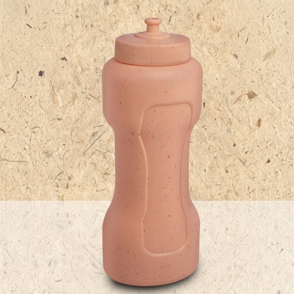 Ergonomic Wheat Straw Grip Bottle -