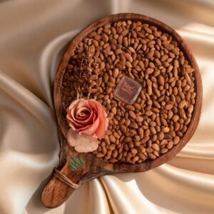 Royal Saffron Almond Paddle – Elegant Gifting Platter