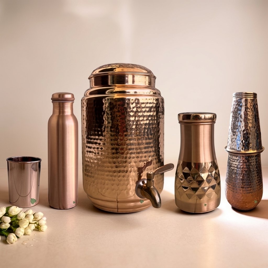 Royal Copper Hydration Collection – Complete Wellness Set