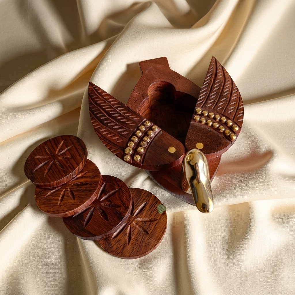 Royal Carved Nutcracker Set – Artisan Wooden Collection