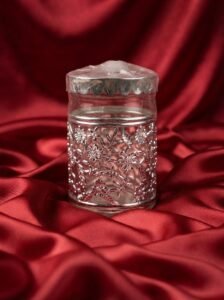 Royal Blossom Silver Jar – Floral Heritage Edition