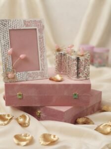 Royal Rose Silver Photo Frame – Blush Blossom Edition