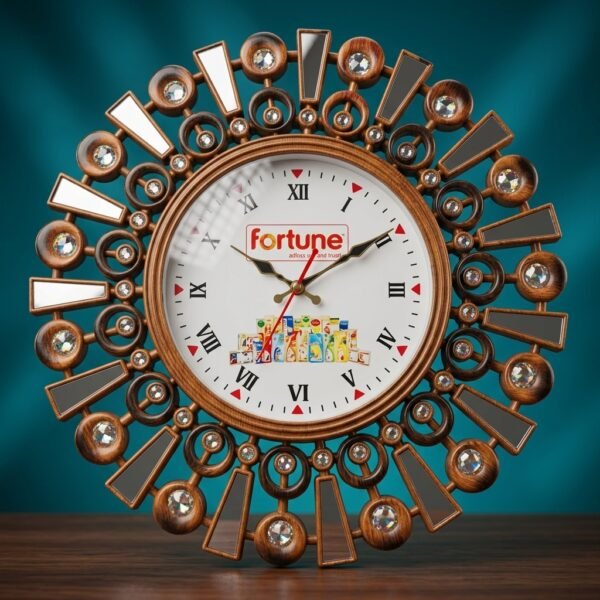 Royal Fortune Timepiece – Elegant Office Clock