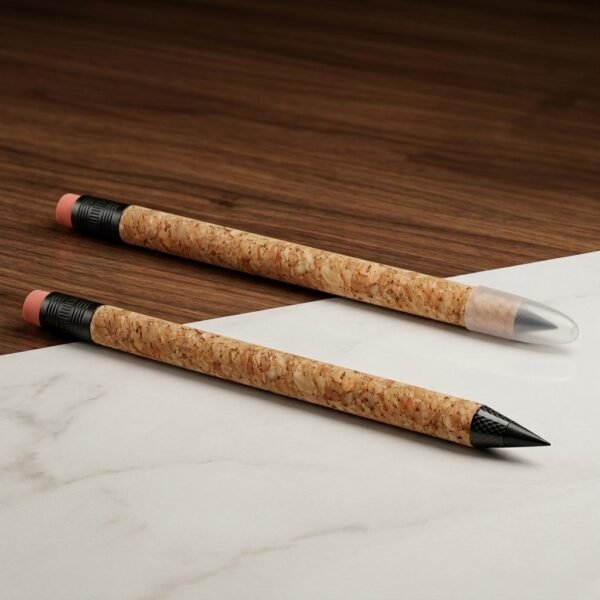 CorkCraft Duo – Eco Pen & Pencil Writing Set