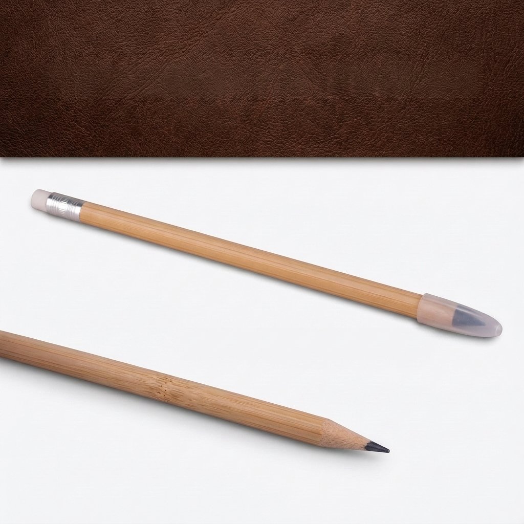 TwinTip Wooden Pencil – Eraser & Stylus Combo