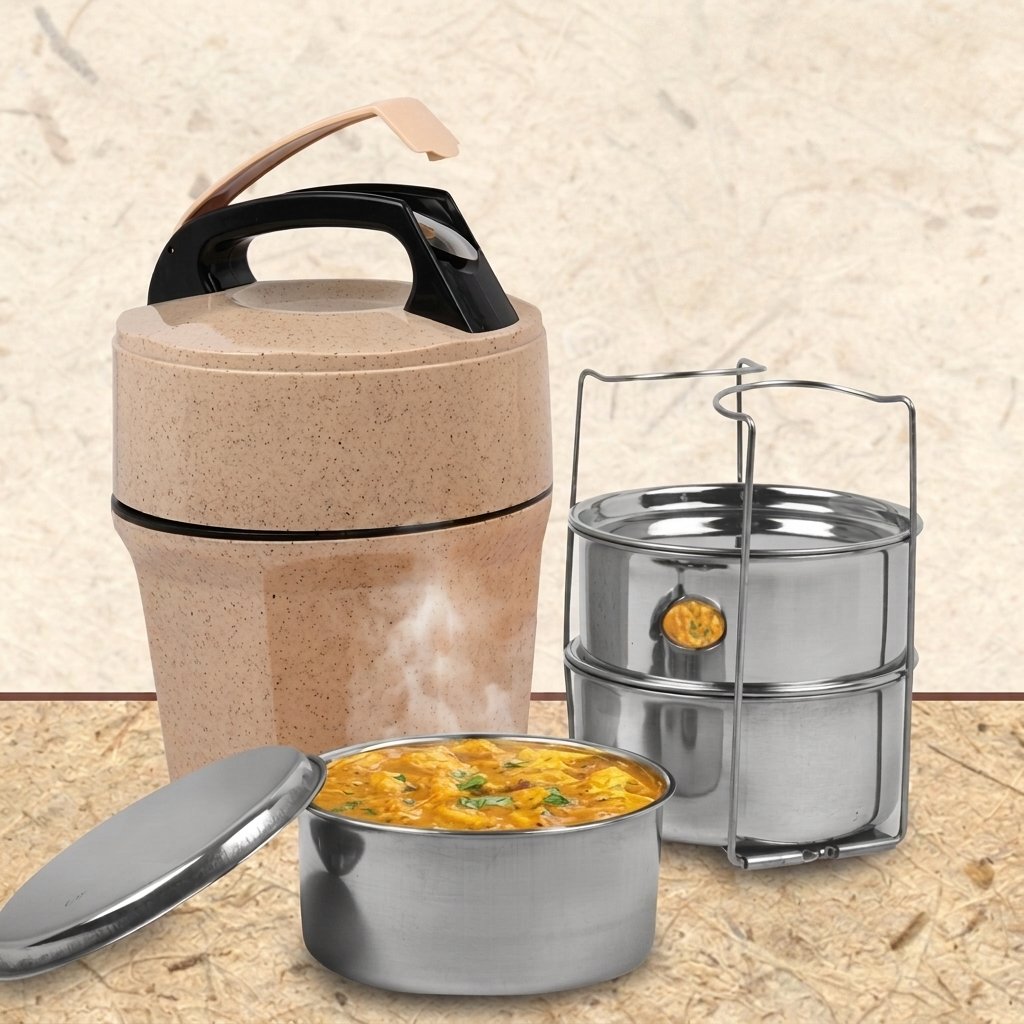 WheatCarry Tiffin – Insulated Stainless Steel Lunch Box