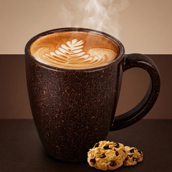 RoastRich Mug – Coffee Husk Dark Finish Cup
