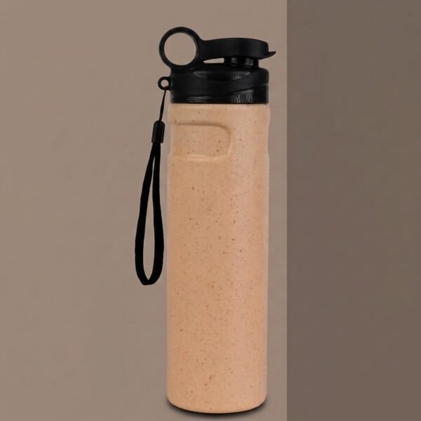 WheatFlip Sports Bottle – Eco Finish Flip-Top Hydration Flask