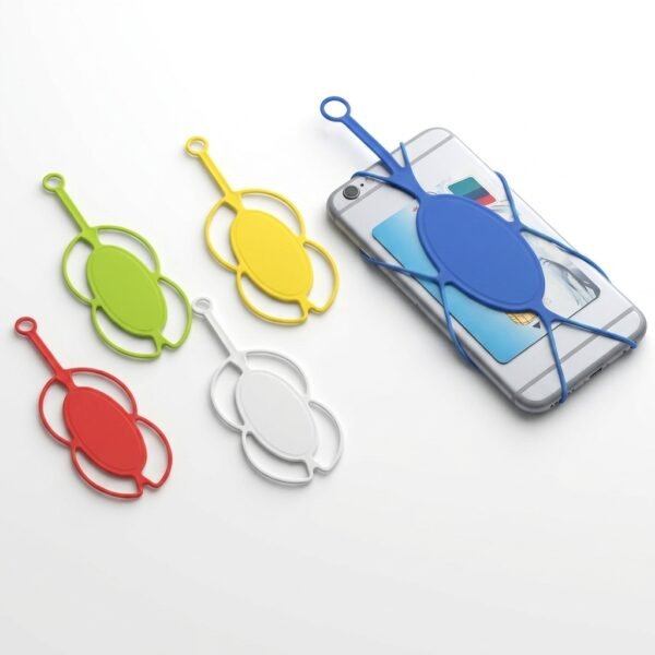 GripLoop Silicone Phone Card Holder & Stand – Elastic Wrap-Around Wallet