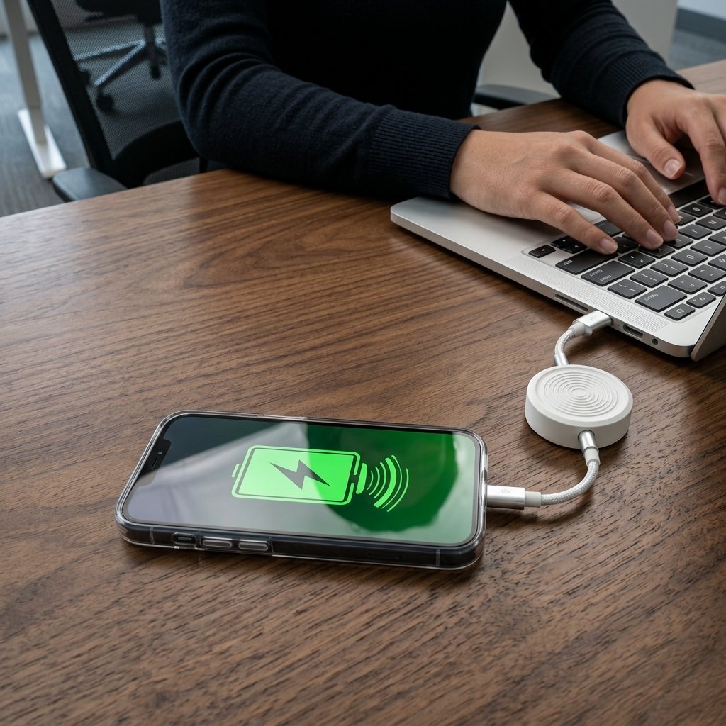LinkCharge Round – USB-C Laptop-Powered Charging Cable