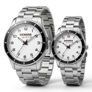 Siemens Classic Duo – His & Hers Steel Chronograph Watch Set