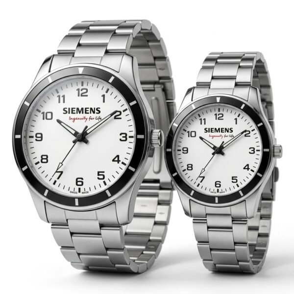 Siemens Classic Duo – His & Hers Steel Chronograph Watch Set