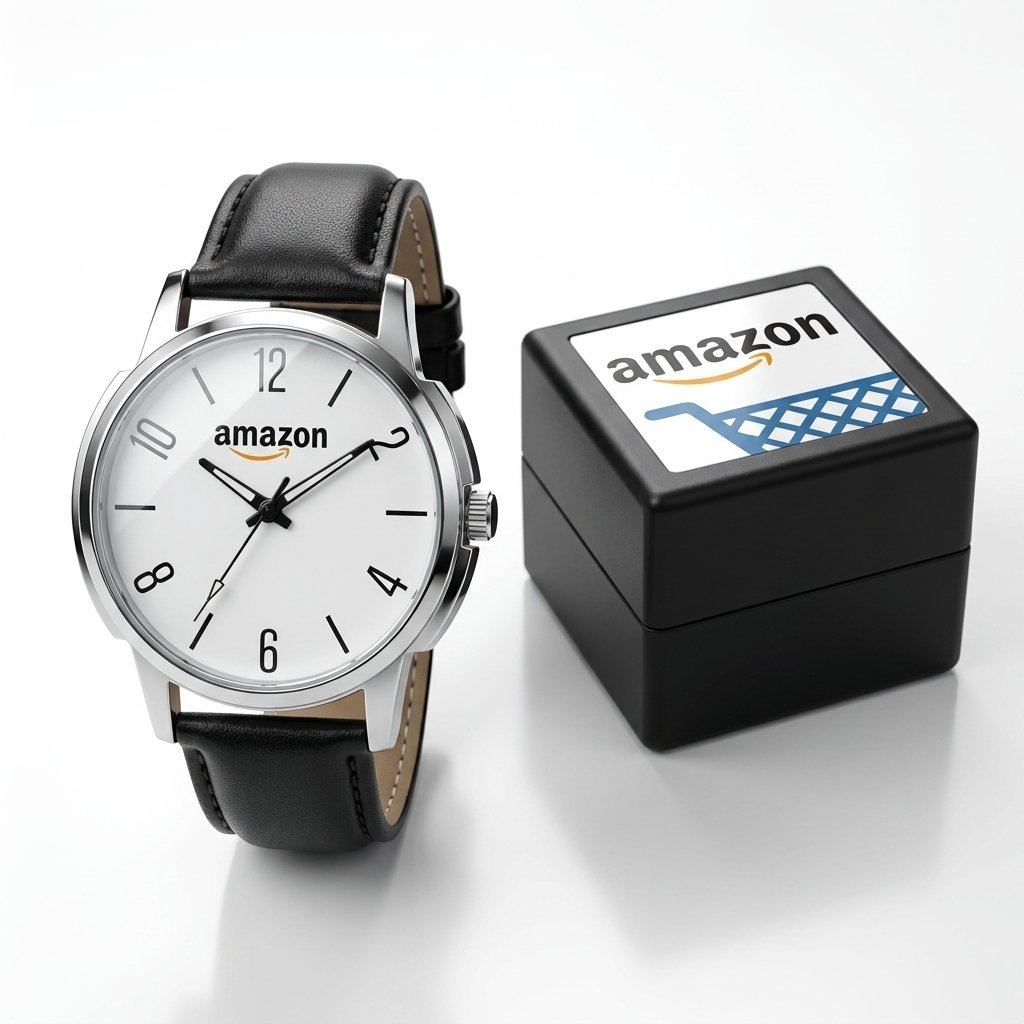 Minimalist Steel Watch – Custom Branded Timepiece for Gift Hampers