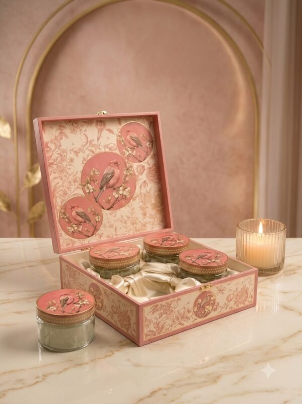 Pink Bird 2 Jar Gift Box