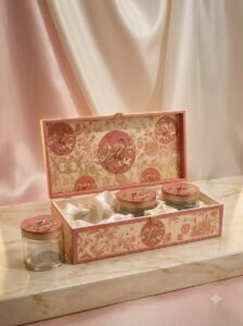 Pink Bird 3 Jar Box