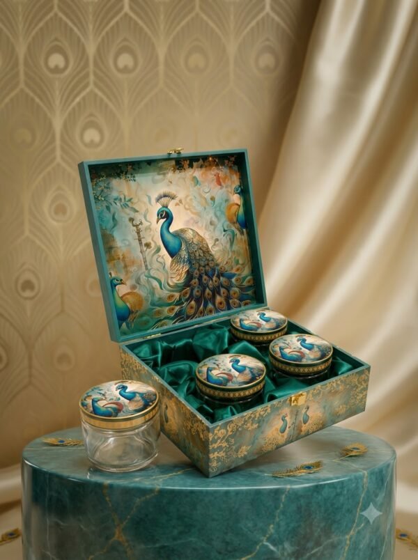 Royal Peacock Dryfruit Box