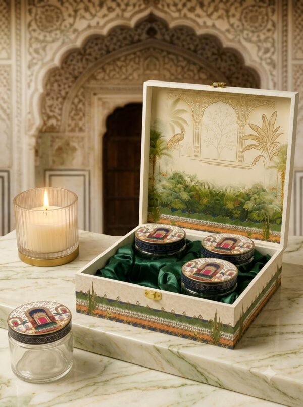 Pichwai Theme Dryfruit Box