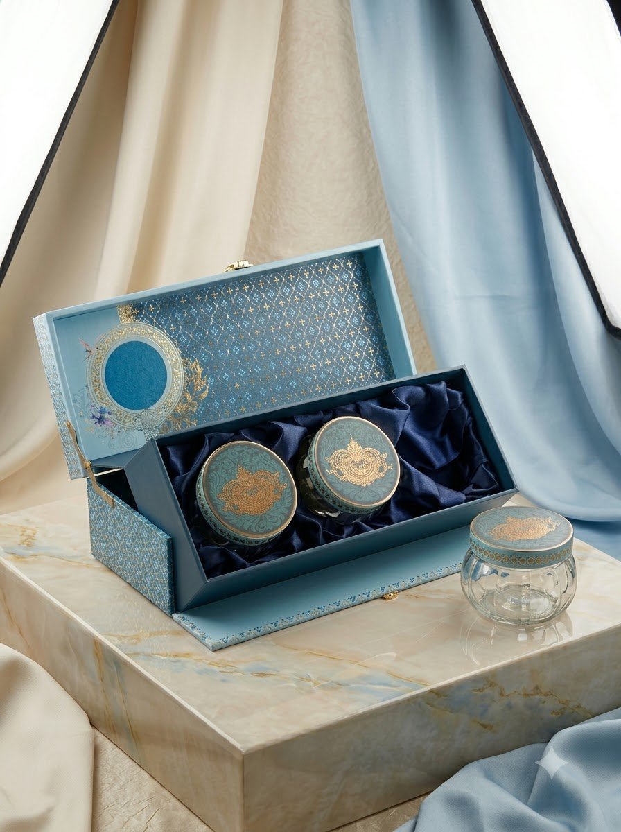 3 Jar Lift Blue Box