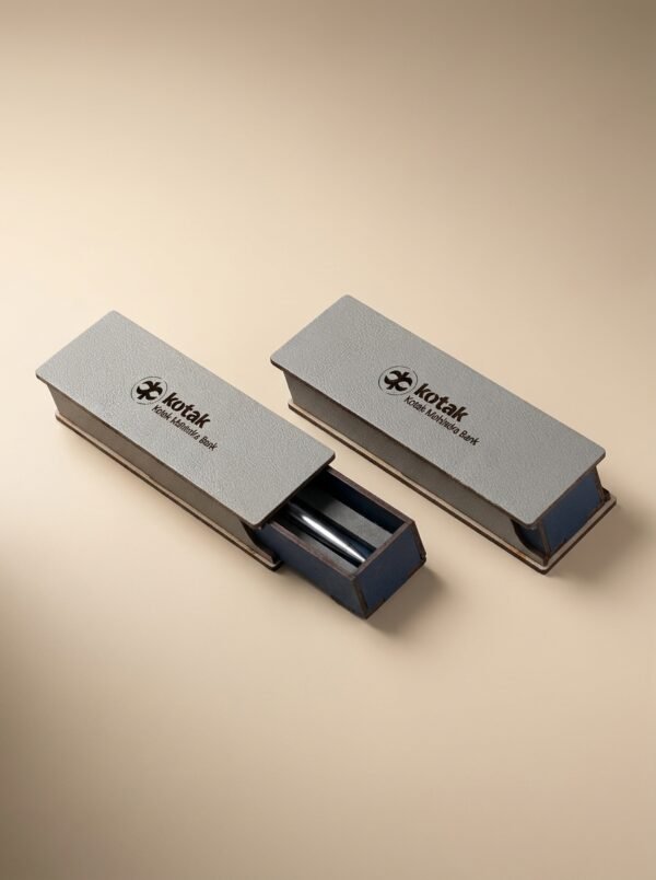 SlideBox Executive Pen Case – Drawer-Style Branded Pen Gift Box
