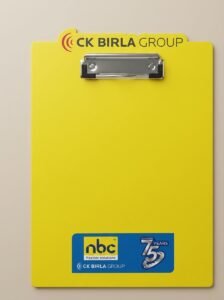 TabTop Branded Clipboard – Bright Color Board with Logo Header Tab