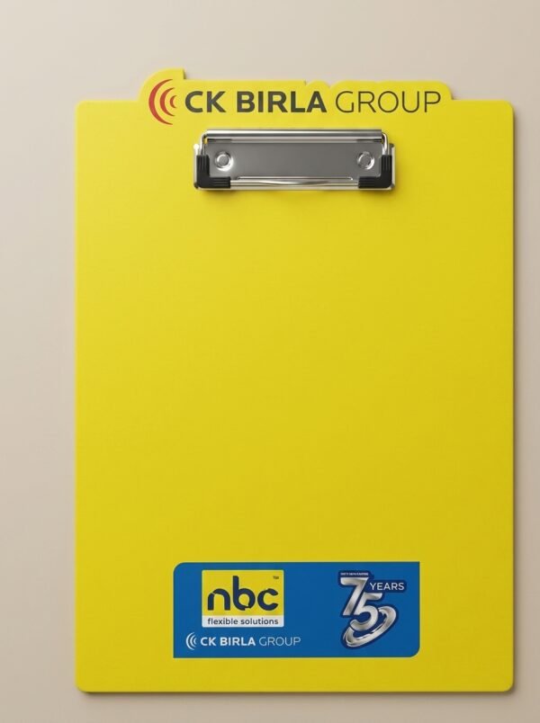 TabTop Branded Clipboard – Bright Color Board with Logo Header Tab