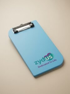 SoftEdge Compact Clipboard – Rounded Solid-Color Branded Board