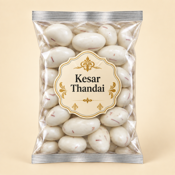 Kesar Thandai – Festive Coated Bites