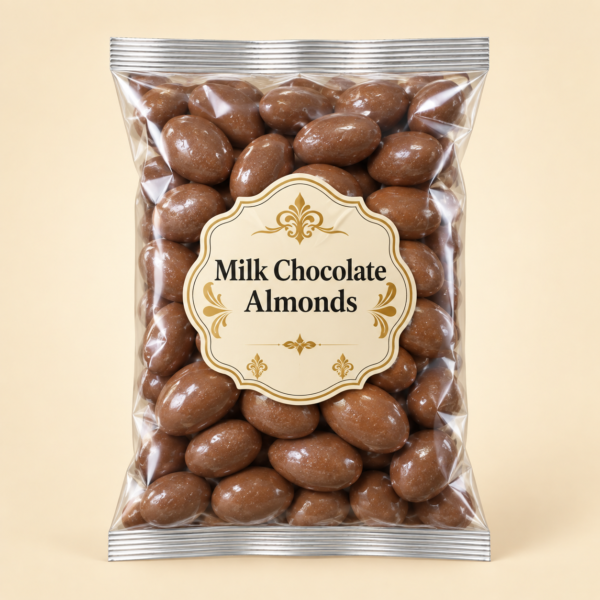 Milk Chocolate Almonds – Classic Cocoa Crunch