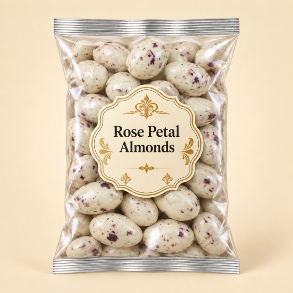 Rose Petal Almonds – Floral Dessert Crunch