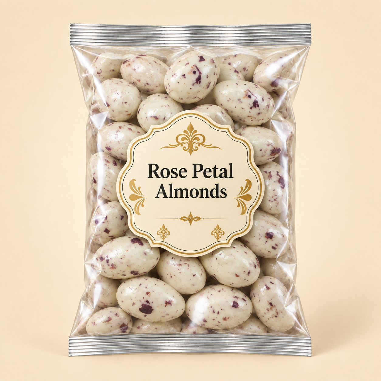 Rose Petal Almonds – Floral Dessert Crunch